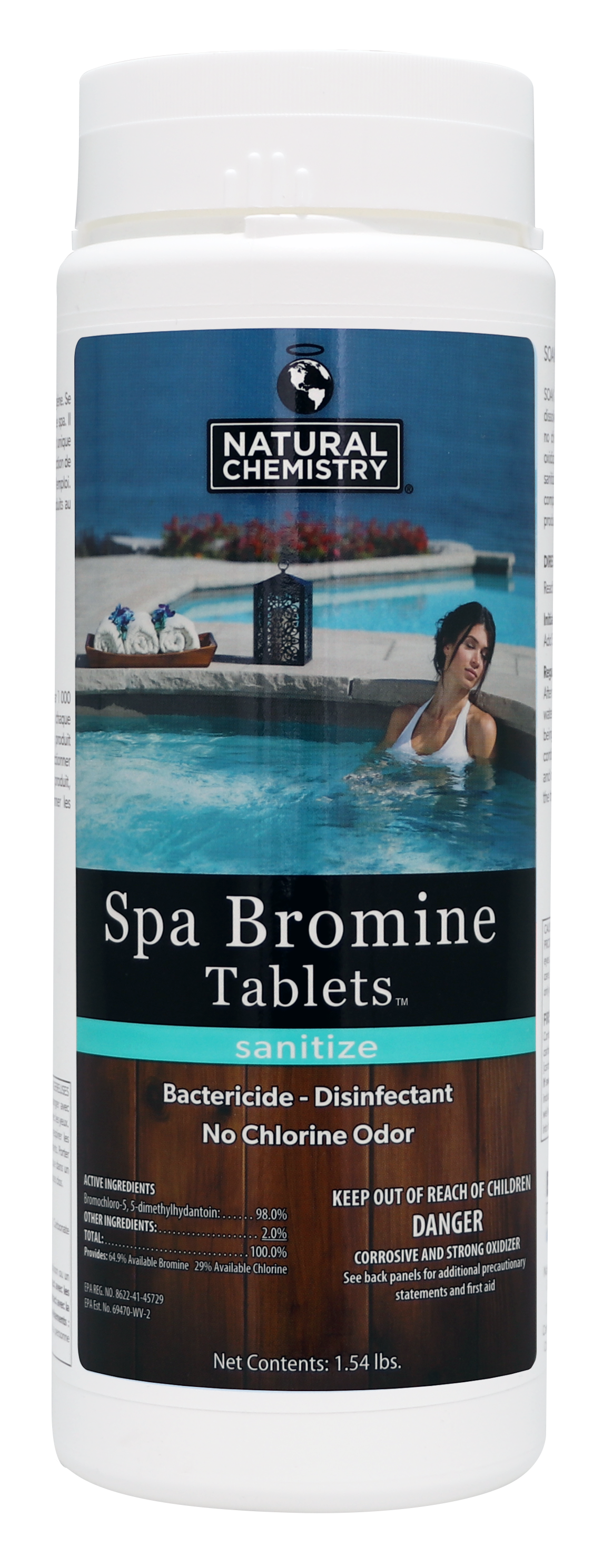 Spa Bromine Tabs 1-5 lb X 12