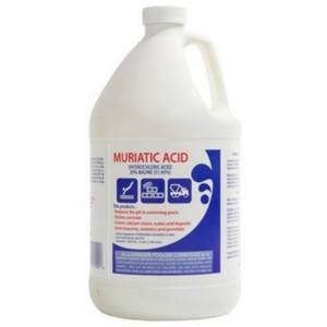 Muriatic Acid 1-Gal Bottle cs 4
