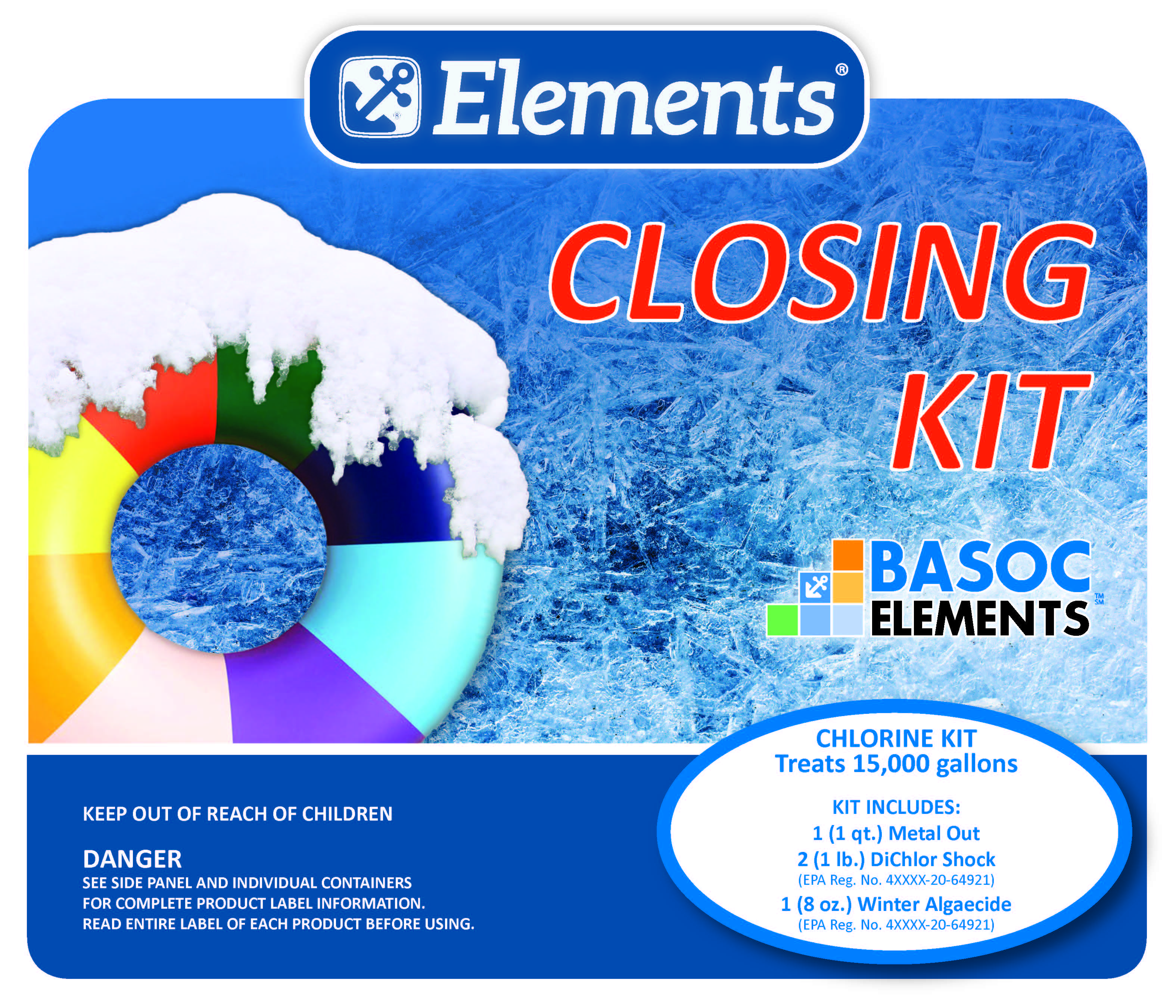 Elements Chlorine 15K Closing Kit