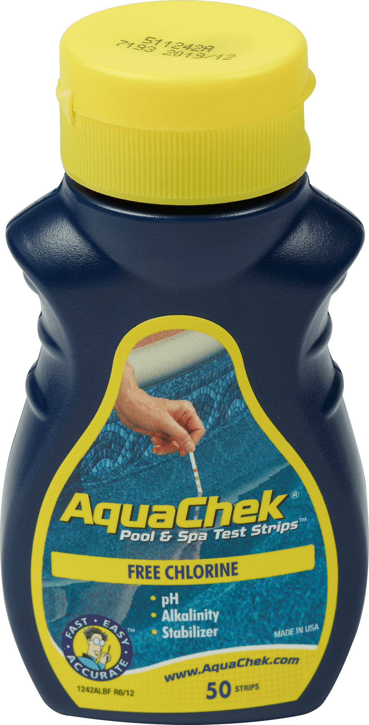 Aquachek 4 In 1 Test Strips-Yellow