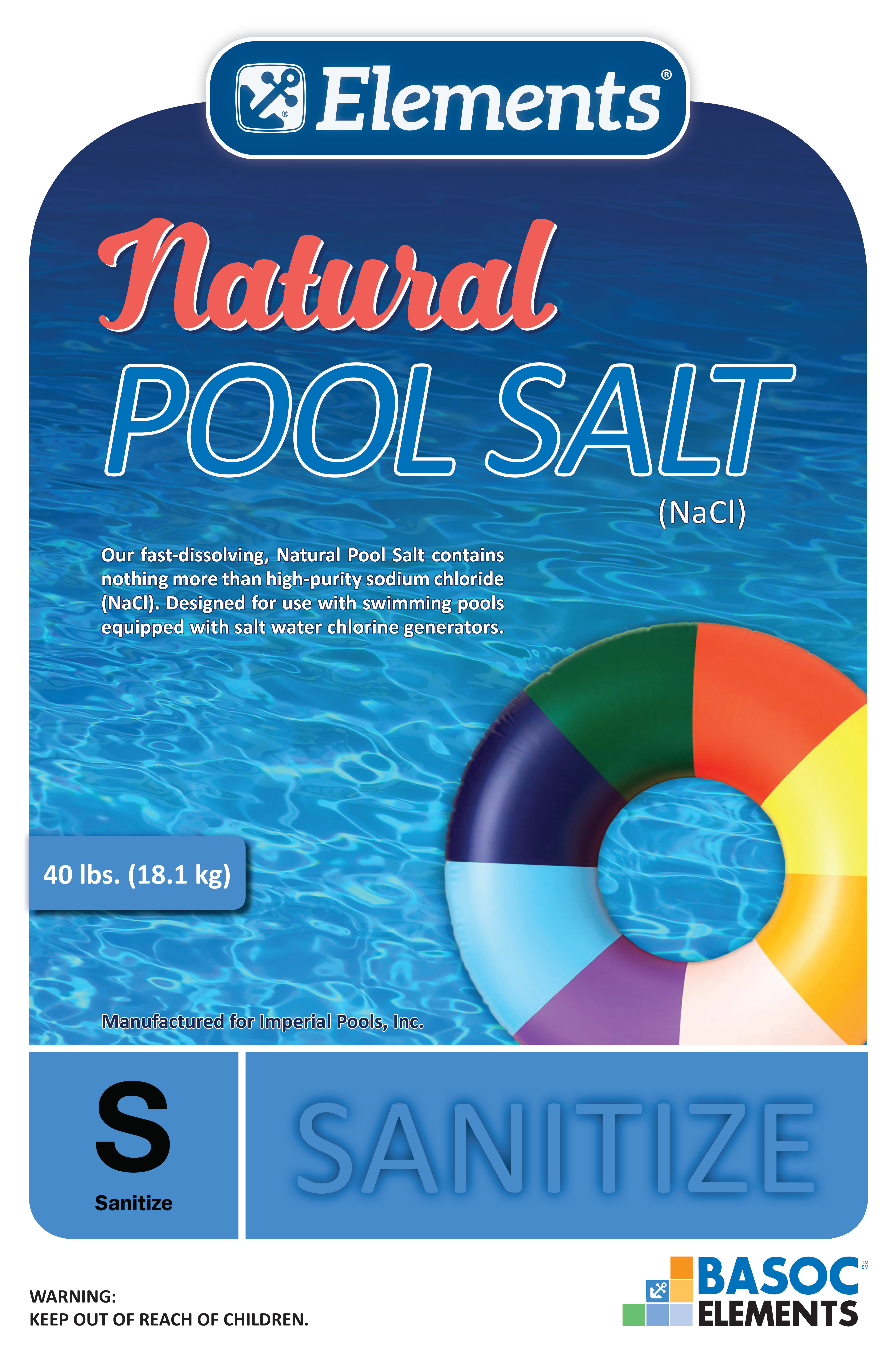 Pool Salt 40 lb Bag- Pallet Of 63
