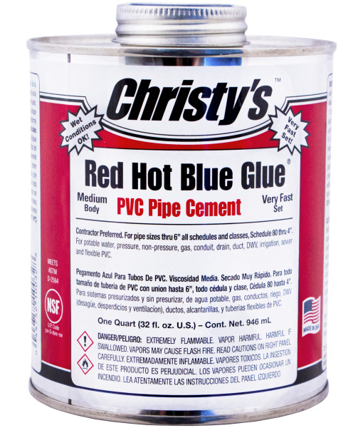 RH-RHBG-QT Red Hot Glue Blue - Qt