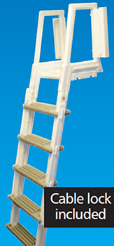 Ground To Deck Ladder-Wrm Gray